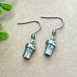 To Go Travel Coffee Cup Earrings