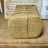 Miniature Cotton Bale with Texas Tech Tags