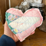 Quilted Heart Pillow, Mini