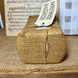Miniature Cotton Bale with Texas Tech Tags