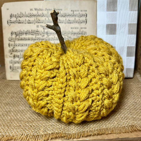 Handmade Crochet Pumpkin