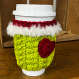 Grinch-Inspired Coffee Cozy