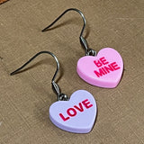 Pastel Conversation Heart Earrings