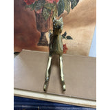Vintage Brass Rocking Horse MCM Nursery Decor Eclectic Home 1970s 1980s