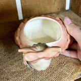 Vintage Napco Southern Belle Planter Pink Peach 1950s