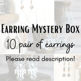 Earring Mystery Box, Earring Surprise Box, 10 Pair
