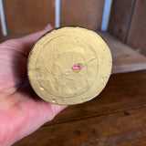 Mid-Century Paper Mâché Angel – Gold with Red Crystals – Made in Japan