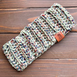 Soft Sage Green Chunky Headband or Ear Warmers for Women