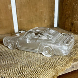 Vintage 1980s Crystal Hofbauer Porsche 959 Glass Paperweight