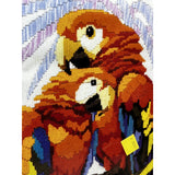 NEW Monarch Horizons SCARLET MACAWS Longstitch Kit LS148 Wool 9"x12" SEALED V139