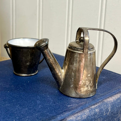 Godinger Silver Salt & Pepper Shakers, Watering Can & Bucket
