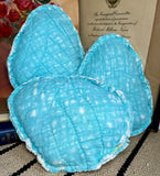 Set of 3 Quilted Pastel Easter Egg Pillow