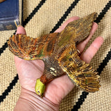 Vintage Chalkware Pheasant Wall Decor