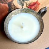 Iced Gingerbread Soy Candle in Vintage Silver Punch Cup