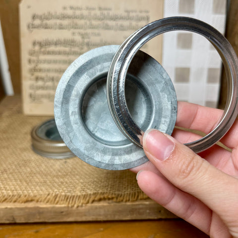 5 Mason Jar Lid Votive Candle Holder