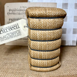 Miniature Cotton Bale with Texas Tech Tags