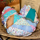 Set of 3 Quilted Pastel Easter Egg Pillow