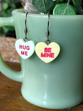 Pastel Conversation Heart Earrings