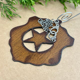 Police Officer Christmas Ornament, with Charms