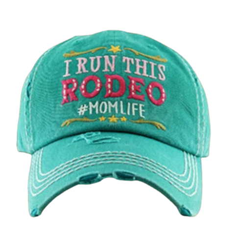 I Run This Rodeo #MOMLIFE Mom Baseball Cap
