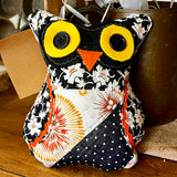 Mini Quilted Owl Pillow