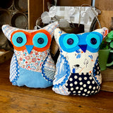 Mini Quilted Owl Pillow