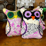 Mini Quilted Owl Pillow