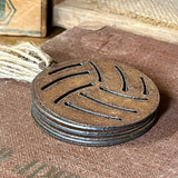 Wholesale Pack – 7 Metal Volleyball Shapes for Ornaments