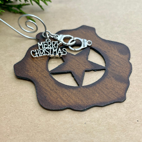 Police Officer Christmas Ornament, with Charms