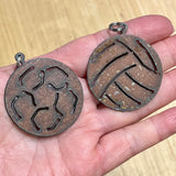 Wholesale Mix – 43 Small Metal Sports Shapes for Ornaments and Keychains
