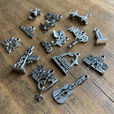 USA Road Trip Charms, State Monuments