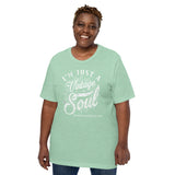 I'm Just a Vintage Soul T-Shirt, Mint Green Crew Neck