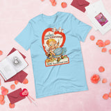 I Needle Little Love Valentine T-Shirt, Blue