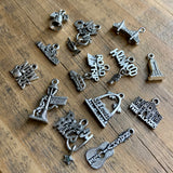 USA Road Trip Charms, State Monuments