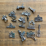 USA Road Trip Charms, State Monuments
