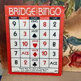 Vintage Bridge Card Bingo