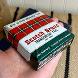 Vintage Scotch Brand Transparent Tape No. 600 NOS in Box
