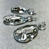 Set of 3 Vintage Crystal Drops