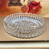 Vintage Clear Glass Coaster