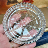 Vintage Clear Glass Coaster