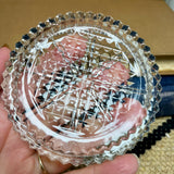 Vintage Clear Glass Coaster