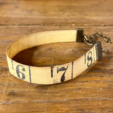 Vintage Tape Measure Bracelet, 1/2"