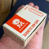 Monarch Silverette Gem Clips, Vintage Paper Clips in Box
