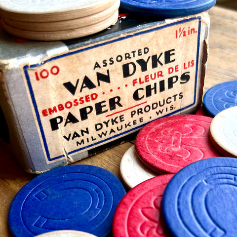 Vintage Poker Chip for Crafting (1)