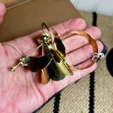 Set of 6 Brass Angel Christmas Napkin Rings