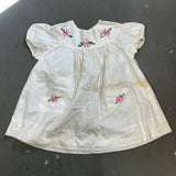 Vintage Hand-Embroidered Toddler Dress