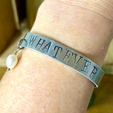 WHATEVER - Philippians 4 Bracelet with Freshwater Pearl