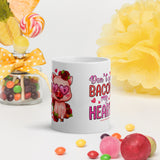 Don't Go Bacon My Heart Valentine Pig Mug