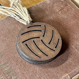 Wholesale Pack – 7 Metal Volleyball Shapes for Ornaments