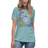 Blue Boho Pumpkin T-Shirt for Fall